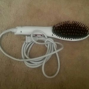 Hair straightening brush (as seen on t.v.)